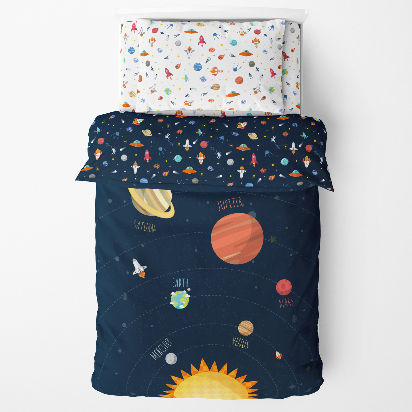 Space Bed Duvet Cover