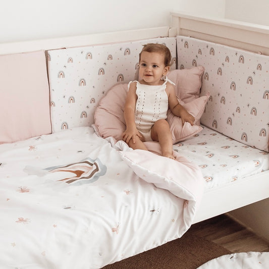 Rainbow Crib Duvet Cover