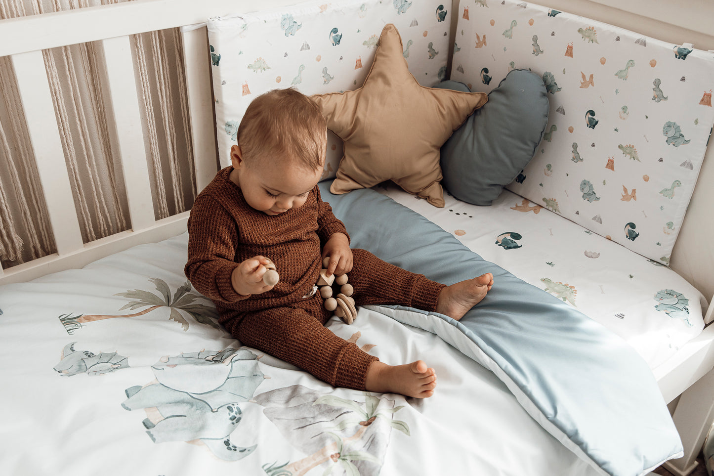 Dinosaur Crib Duvet Cover