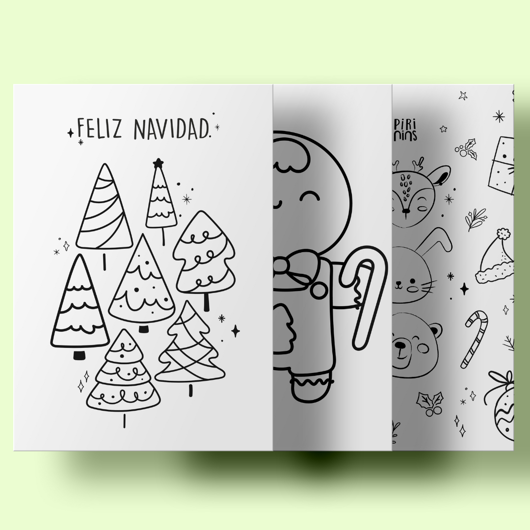 Dibujos Navideños para Colorear Gratis