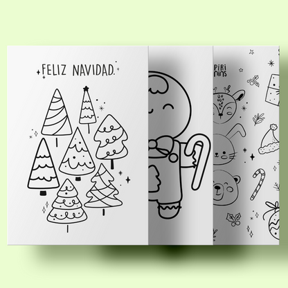 Dibujos Navideños para Colorear Gratis