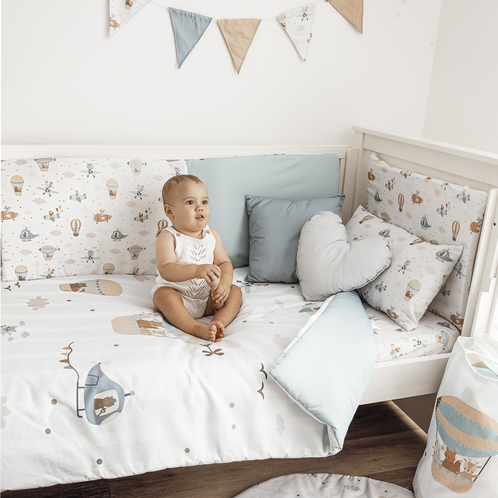 Crib Sheet Set Balloons