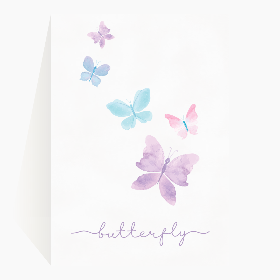 Children's print butterflies