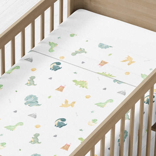 Dinosaur Crib Sheet Set