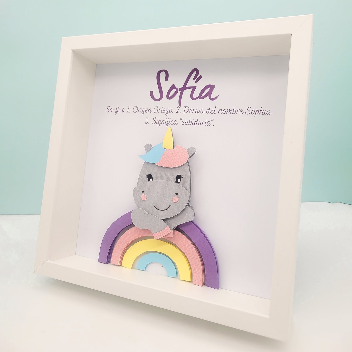 Personalized 3D Unicorn Painting